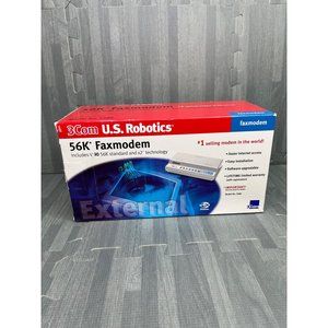 3Com 56K Faxmodem V90 | X2 Technology | High-Speed Internet and Faxing